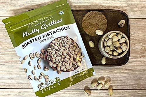 Image of Nutty Gritties Mixed Dry Fruits and Berries Combo, 1.2Kg | California Almonds, Cashews Nuts, Long Green Raisins, California Walnuts Kernels, Roasted Salted Pistachios Pista, Mix Berries (200g Each)