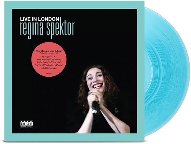 Live In London (Vinil Translúcido / Azul, Edição Limitada) por Regina Spektor, capa do álbum