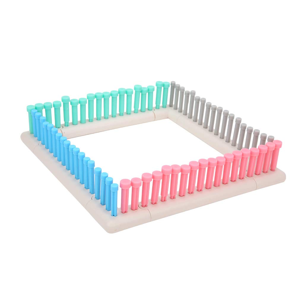 Kit de Telar Multifuncional de Punto DIY Telar Manual Herramienta de Tejer de Plástico para Sombrero Bufanda