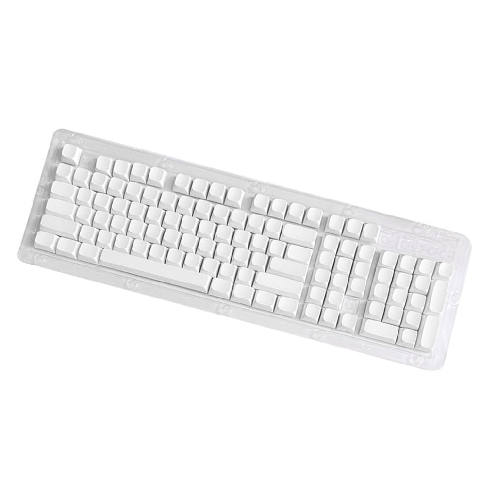 Minimalistyczne 104 klawisze białe klawisze XDA wysokość PBT konstrukcja personalizacja