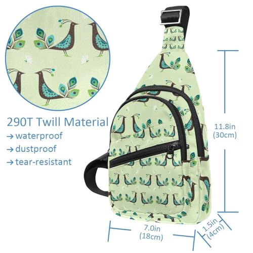 Bolsa de pecho para mujer espaciosa e impermeable para senderismo activo 5