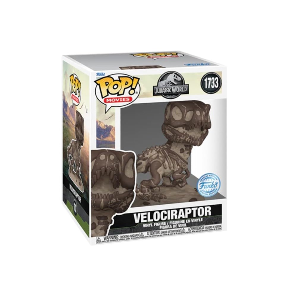 Funko Pop Jurassic Park Velociraptor Viny Figure, 6-Inch Size