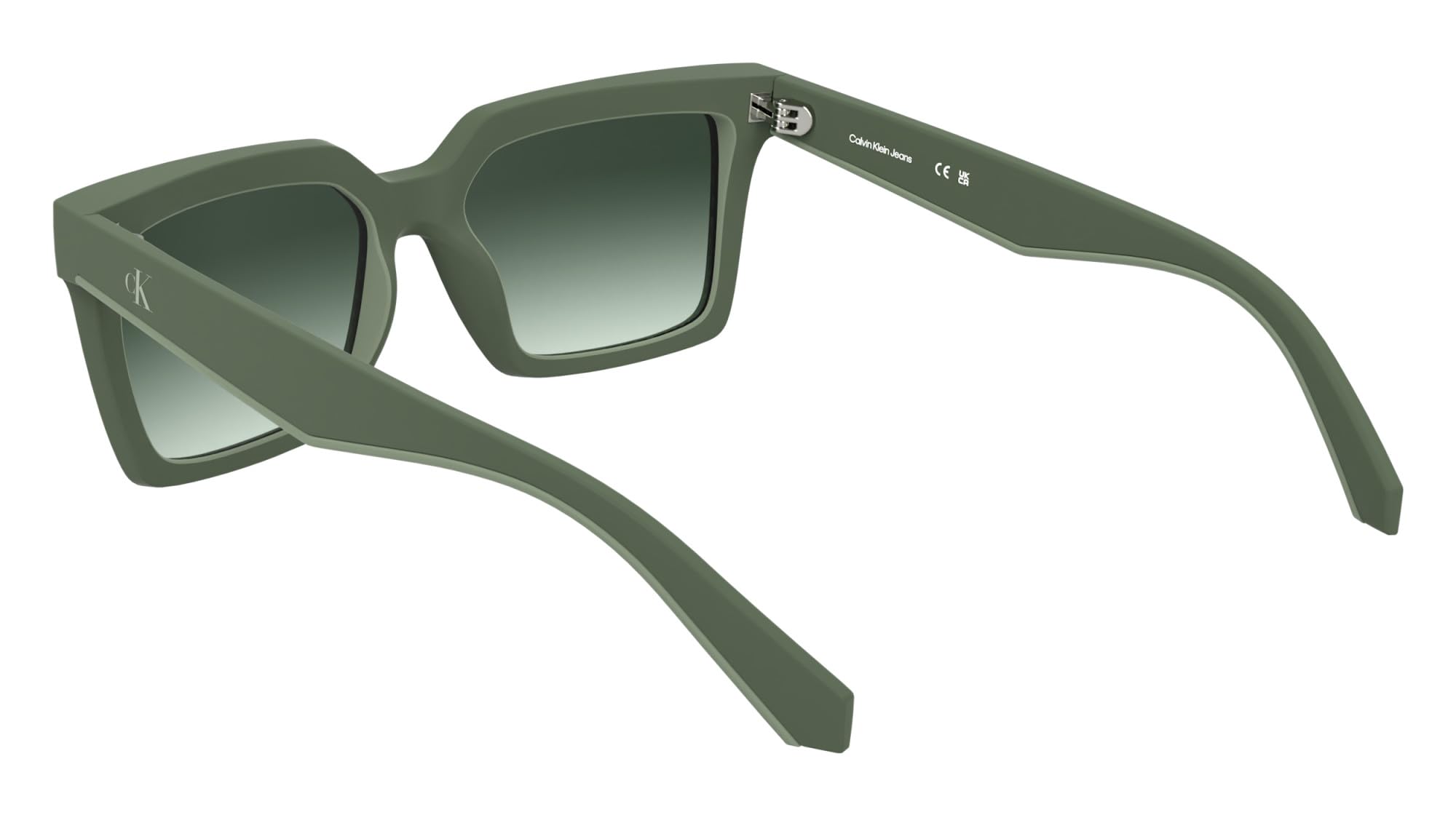 Calvin Klein Jeans Unisex Adult Sunglasses CKJ25602S - Matte Sage with Gradient Green Lens