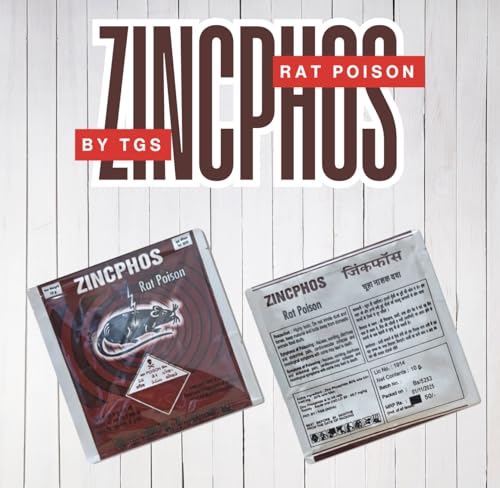 Image of TGS Zincphos Rat Control Powder 10g Pack of 5