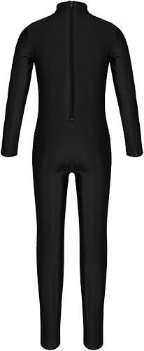 Miniatura 4 de FEESHOW Body de longitud completa para niños y niñas, de elastano, zentai, leotardo de gimnasia