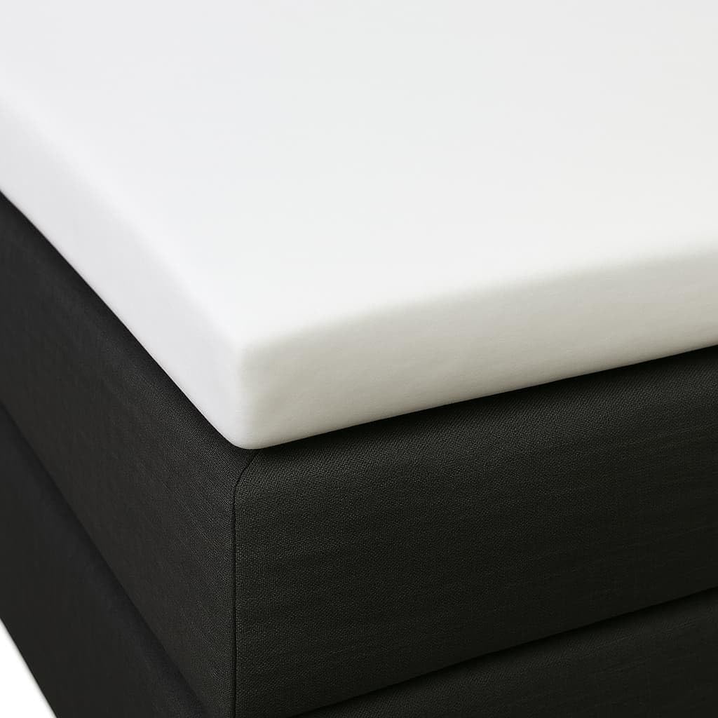 G BETTWARENSHOP – Molton Schonbezug für Matratzen-Topper – Spannbettlaken für Matratzen mit 4-10 cm Höhe – Matratzenschoner aus 100% Baumwolle – Matratzenauflage für Boxspringbett 140x200 cm