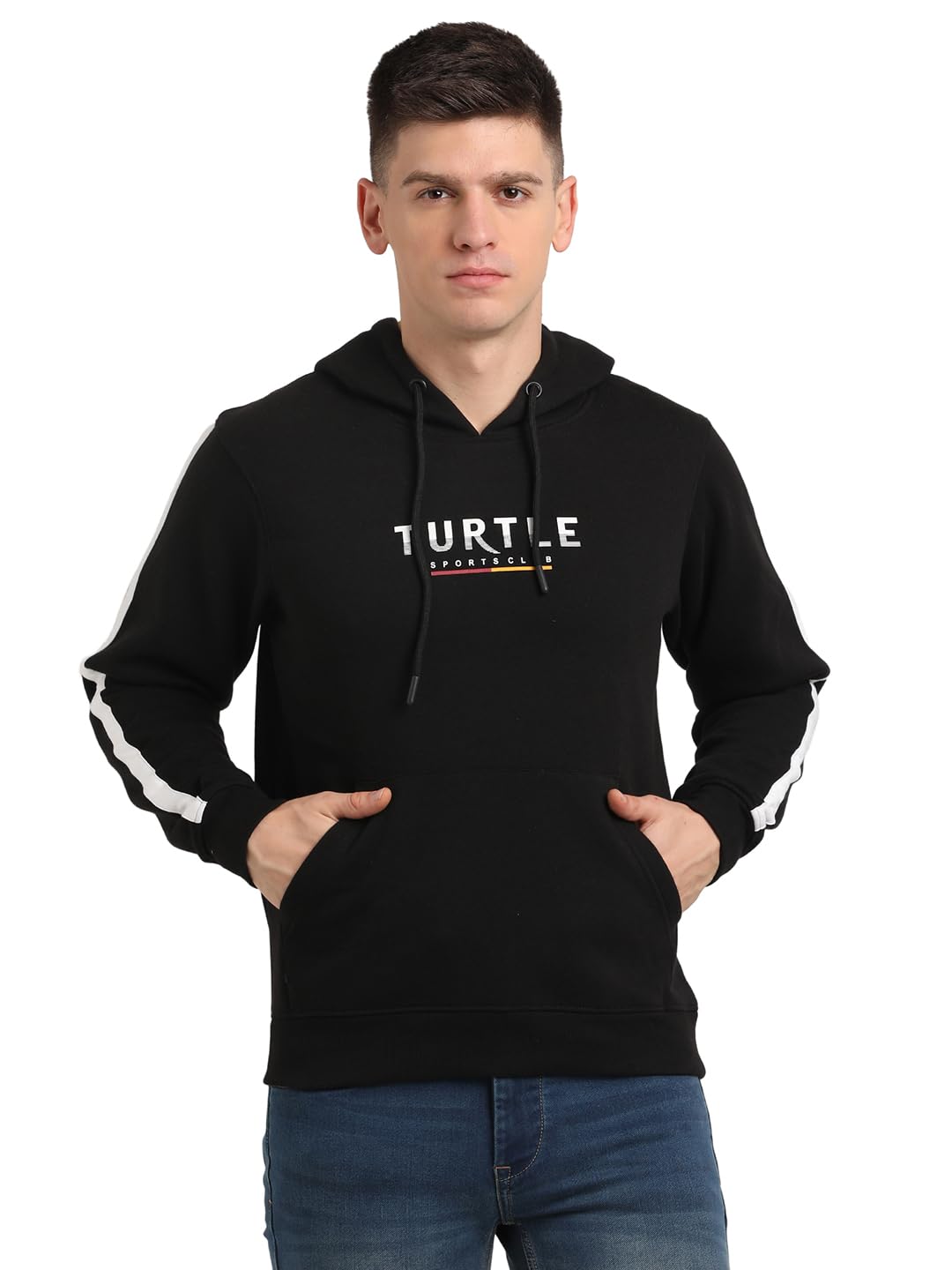 Sweat-shirt en coton extensible Turtle doux pull d'hiver à capuche - 7