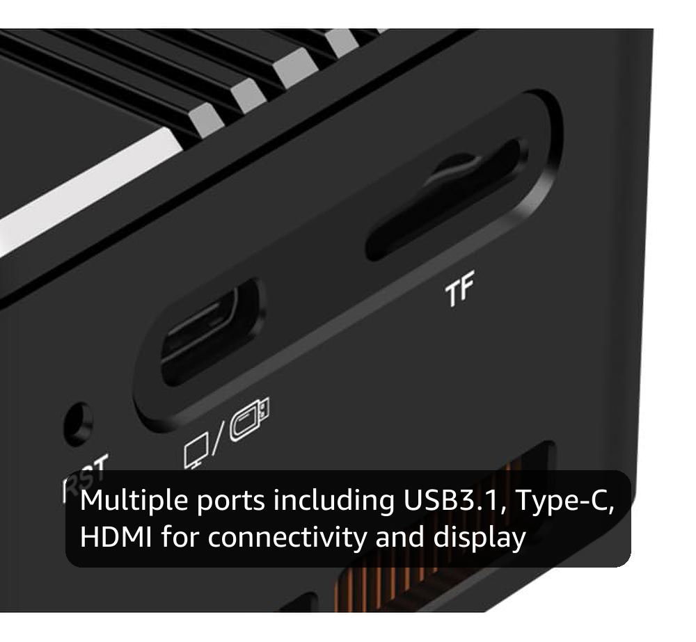 Mrroute MR-M1 Plus Mini Router Alder Lake i3-N305, 8C/8T, up to 3.8 GHz,16G RAM NO SSD, Type-C/HDMI 4K Dual Display,4X LAN i226-V 2.5GbE Ports/USB3.1 Gen2,Linux/Ubuntu PC