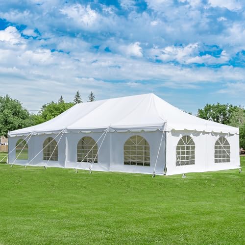 EROMMY 20x40FT Large Party Tent with Sidewalls, 2 Doors...