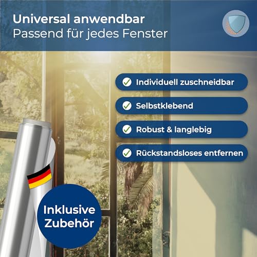 Sonnenschutzfolie WindowShield UV – Zertifizierte Schutzfolie
