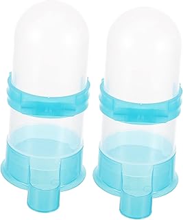 2pcs Pigeon Drinker Bird Cage Accessories Portable Water Cooler Plastic Container Bird Feeder Pigeon Cage Feeder Bird Water Feeding Device Bird Water Dispenser Bird Waterer Birds