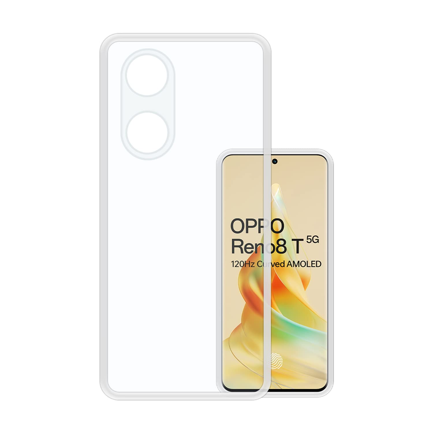 VIDO Silicone Transparent Back Case Cover for Oppo Reno 8T 5G / Oppo Reno8 T 5G (Soft & Flexible & Camera Protection Back Case) (B0BV75X53Q) Amazon Price History, Amazon Price Tracker