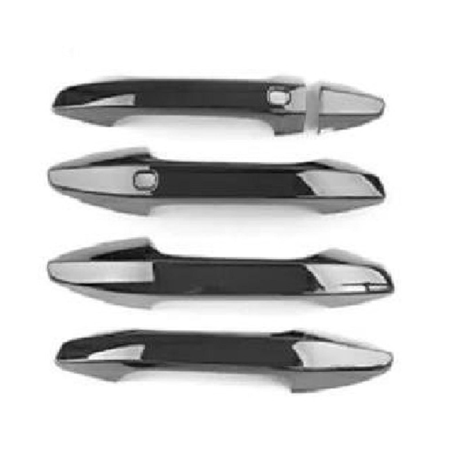 JTWMTY LHD/RHD for Kia for Sportage NQ5 2022-2026 Car Exterior Door Handle Cover Carbon Fiber Bright Black Trim(Style 1)
