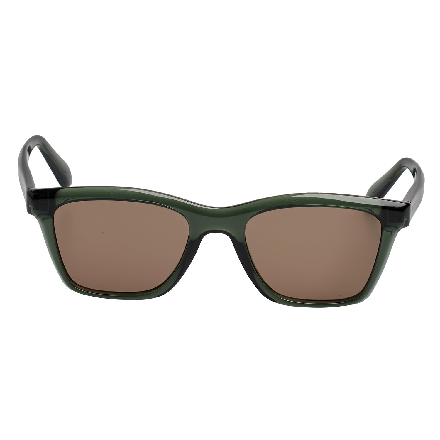 Salvatore Ferragamo SF2001S 232 Transparent Brown Sunglasses Unisex Acetato, Square, 54