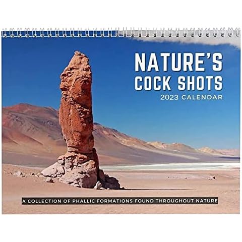 Hodfid Natures Cockshots Calendar 2023 | Funny Calendar 2023 | Monthly Wall Art Family Calendar | Dirty Hilarious Gag Santa Gifts for Adults Cover