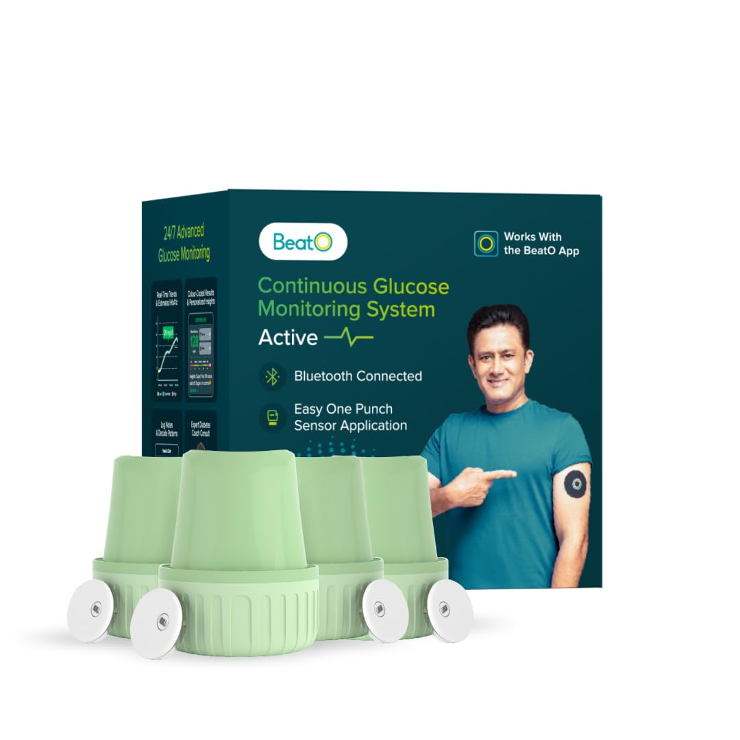 BeatO CGM -15-Days Bluetooth-Connected, Real-Time Tracking, One-Push Application, No Scanning Needed, Easiest to Apply (Pack of 4)-image-38