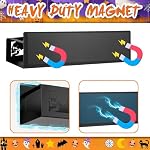 Beeveer 2 Pcs Magnetic Spice Rack for Refrigerator, Black Skull - Image 4