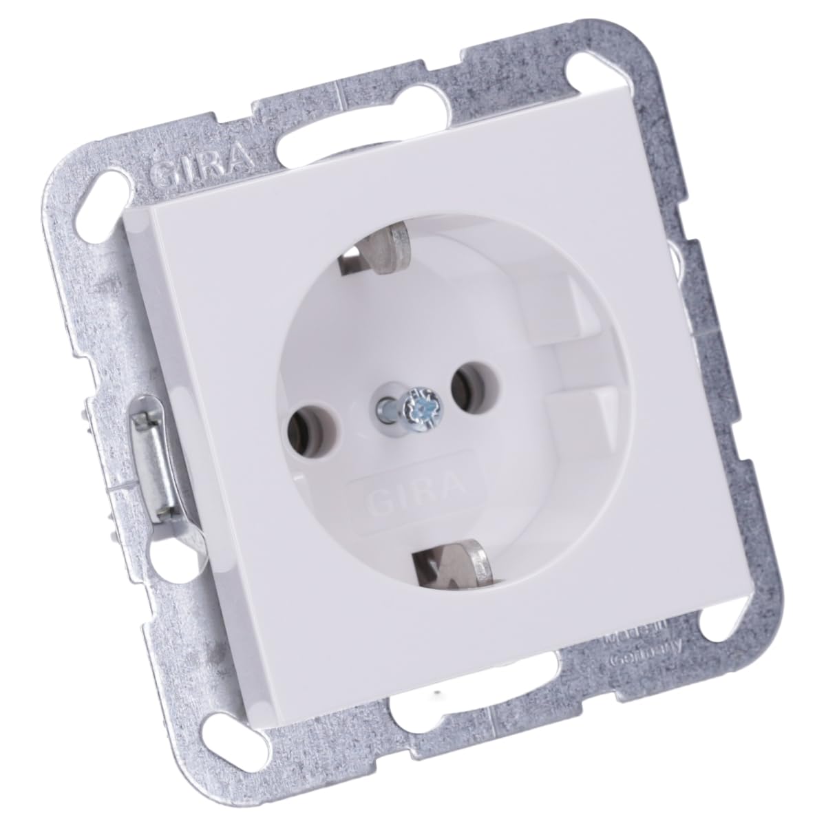 10 Stück Gira 418803 SCHUKO-Steckdose System 55 Reinweiß glänzend