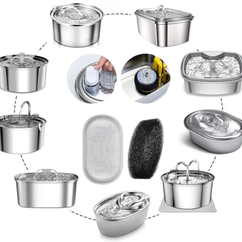 Filtros para fuente de agua para gatos 16 unidades miniatura 3