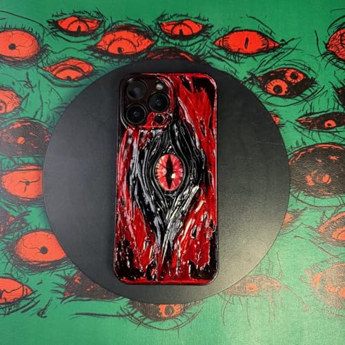 Coque de téléphone 3D œil de monstre gothique le cadeau idéal pour fans d horreur