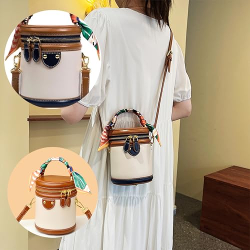 Colorblock Bucket Bag for Women, Fashion Colorblock Bucket Bag Casual, Fashion Versatile Crossbody Bag2