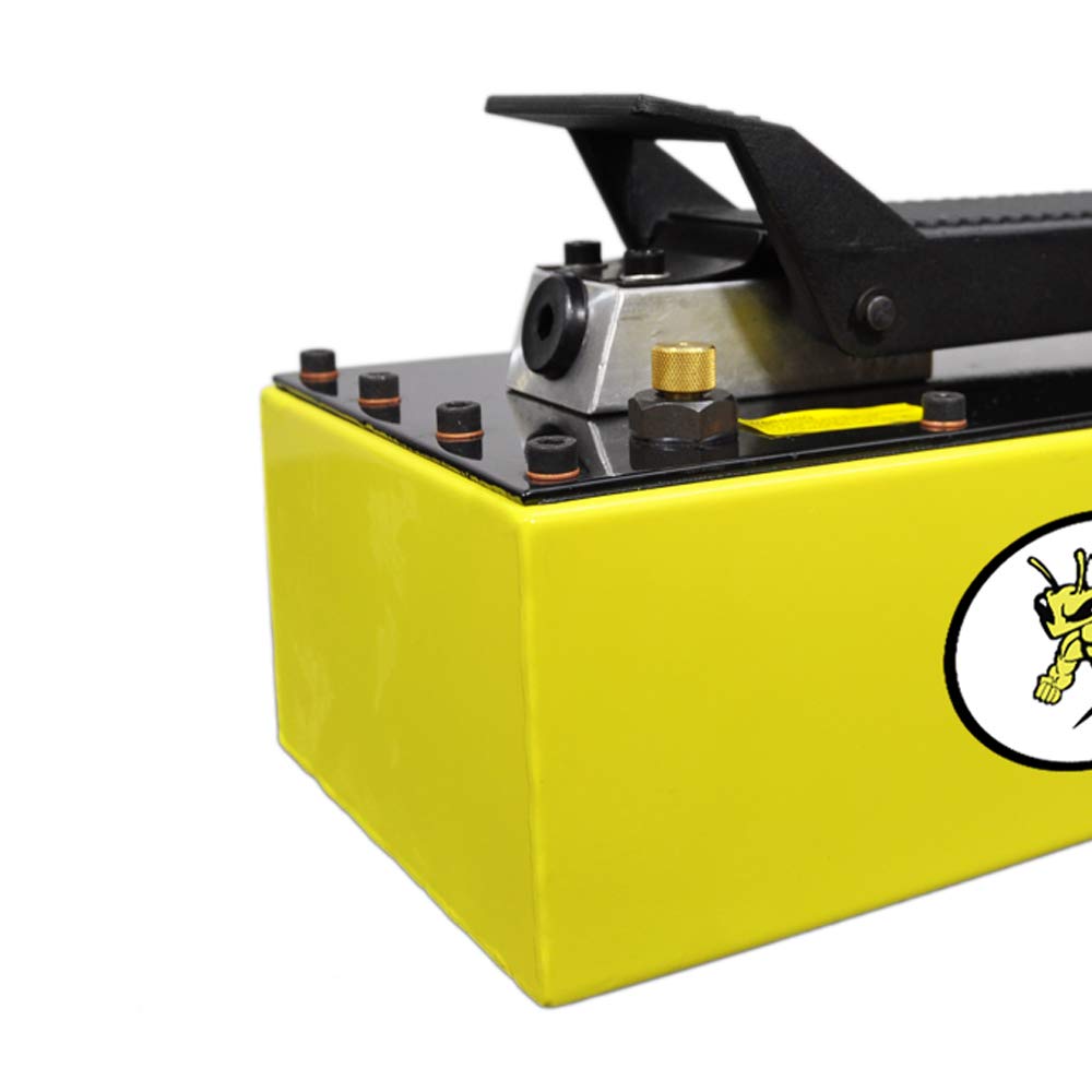 ESCO 10877 Yellow Jackit Air/Hydraulic Pump, 5 Qt Metal Reservoir 8 Inches Height
