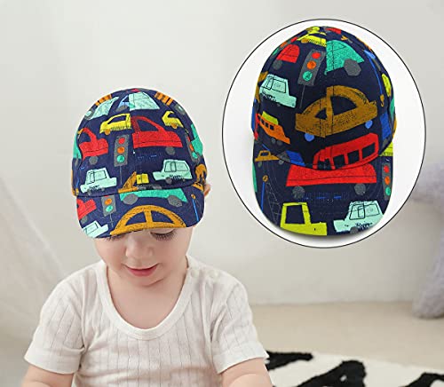 Sun Hat For Baby Boy And Baby Girl,Boys Girls Caps, Baby Baseball Caps Cotton Infant Toddler Kids Hat (3-4 Years, Navy Car) #TOP3
