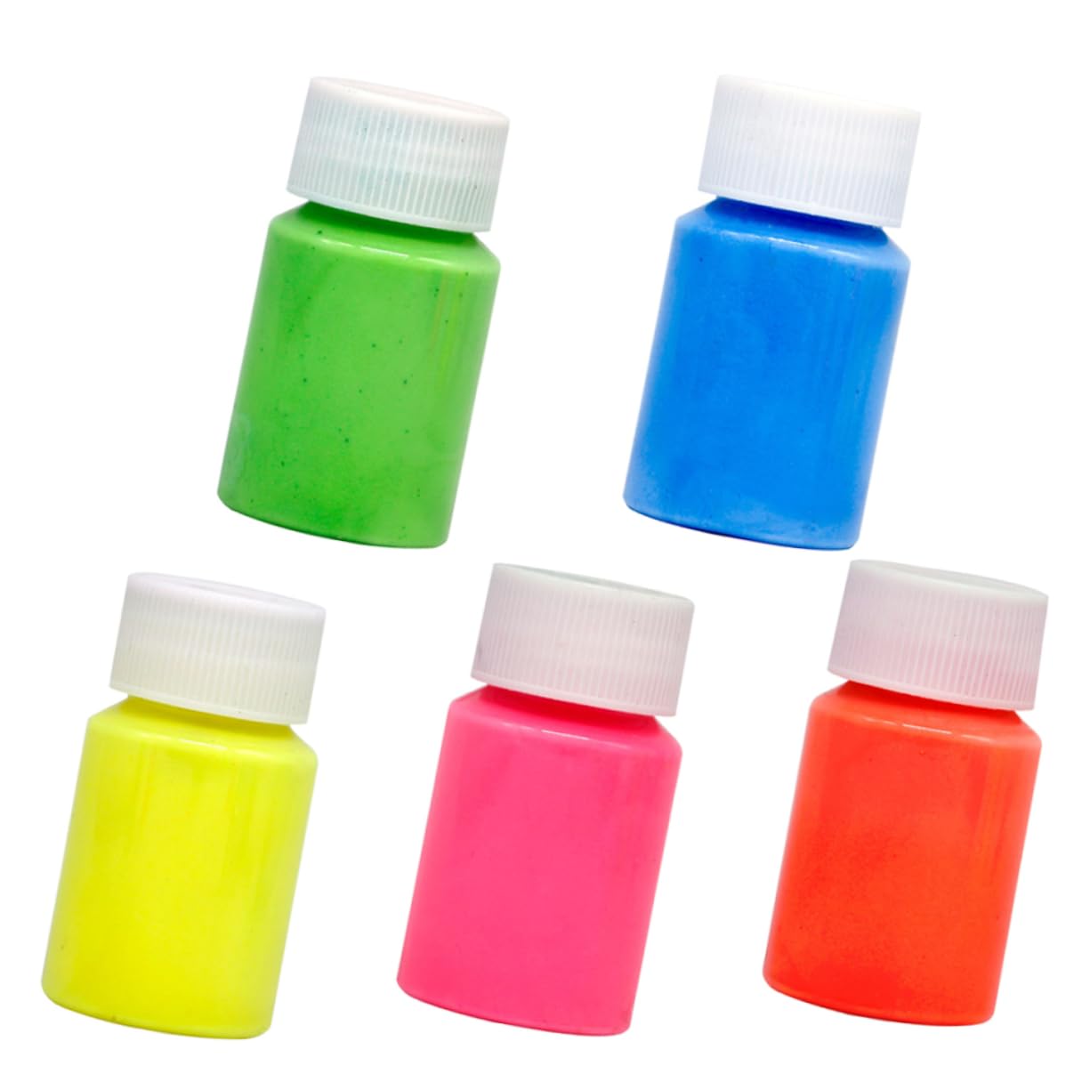 Uonlytech 3 Set Vernice Fluorescente Luminescente Neon Che Al Per E Arancione Blu Rosa 5 Pezzi*3