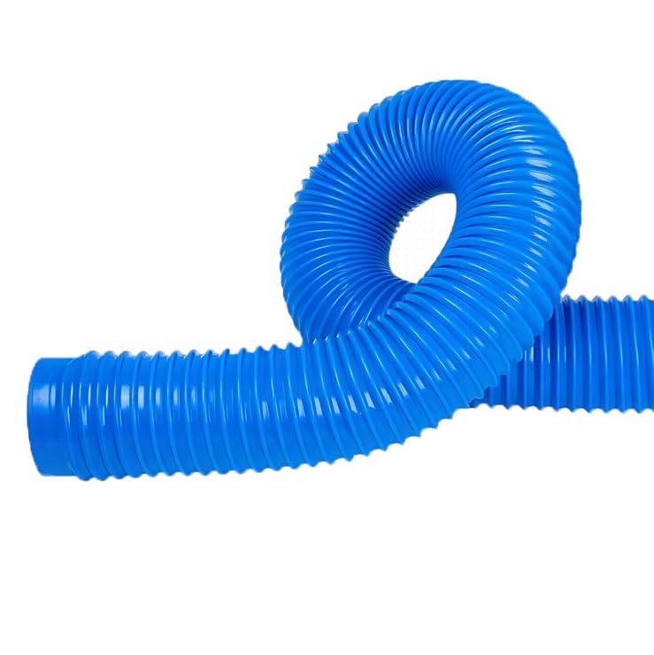 Manguera de vacío premium de PVC azul de 65mm con espiral de acero de alta durabilidad