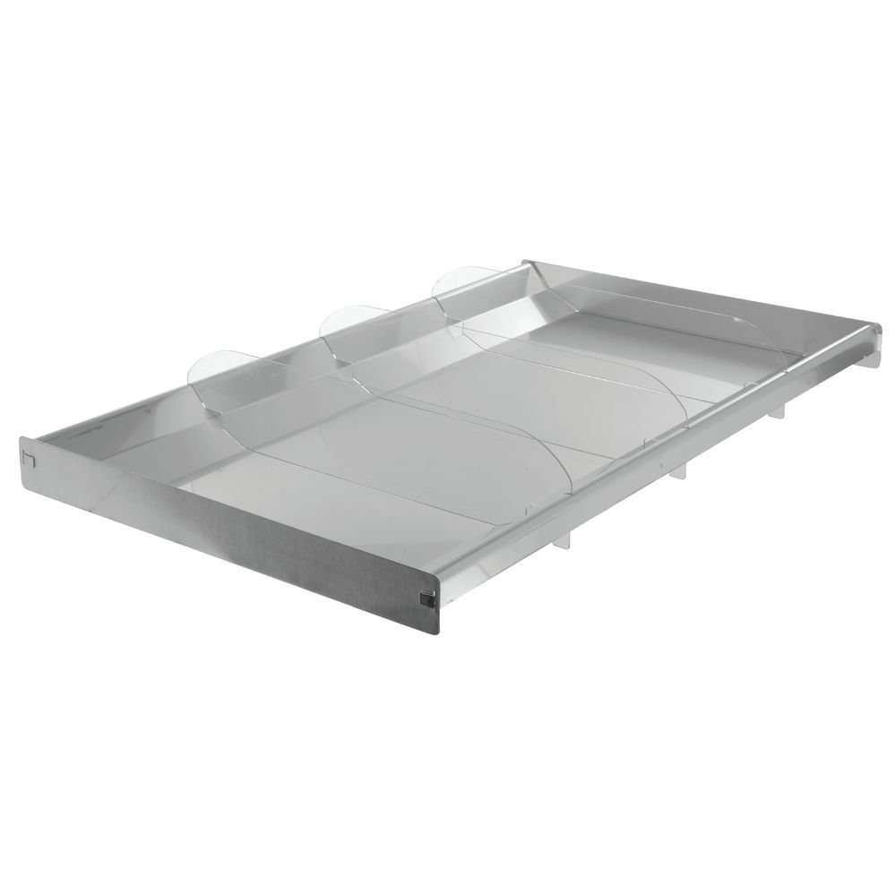 Seafood Merchandising Tray Reversible Stainless Steel 28.5"L x 16"W x 2"H by HUBERT – 28.5" x 16" x 2", Stainless Steel, Silver, Model RST-291602