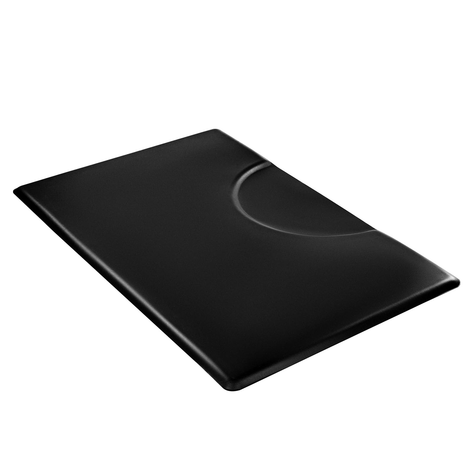 VEVOR Tapis de Chaise de Salon Coiffure, 1525x915x23 mm, Tapis de Sol Salon Coiffeur Anti-Fatigue pour Base de Chaise Circulaire, Surface PVC, Bords Biseautés Anti-trébuchement, Dessous Antidérapant
