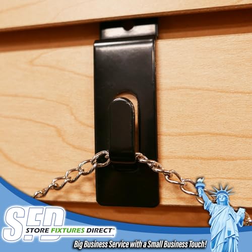 Gancho de muesca anticaída para evitar movimientos de cuadros en panel slatwall 2