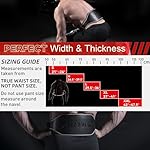 Genuine Leather Weight Lifting Belt for Men Gym Weight Belt Lumbar Back Support Powerlifting Weightlifting Heavy Duty Workout Training Strength Training Equipment - Image 2