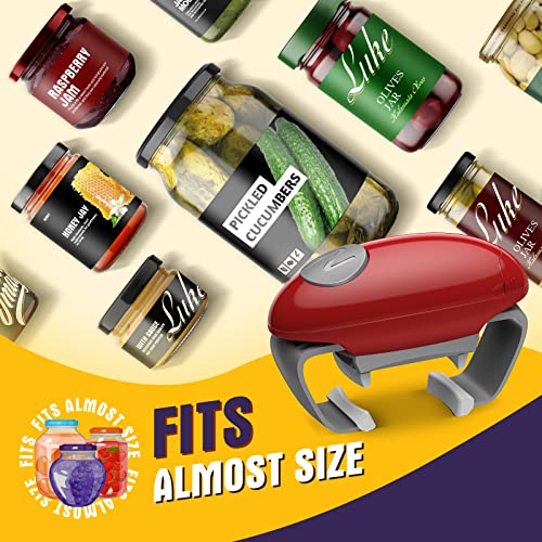 Electric Jar Opener,Restaurant Automatic Jar Opener,Kitchen Automatic Jar Opener With Arthritis,Women,Chef,Elderly,Bottle Opener For Weak Hands #TOP4