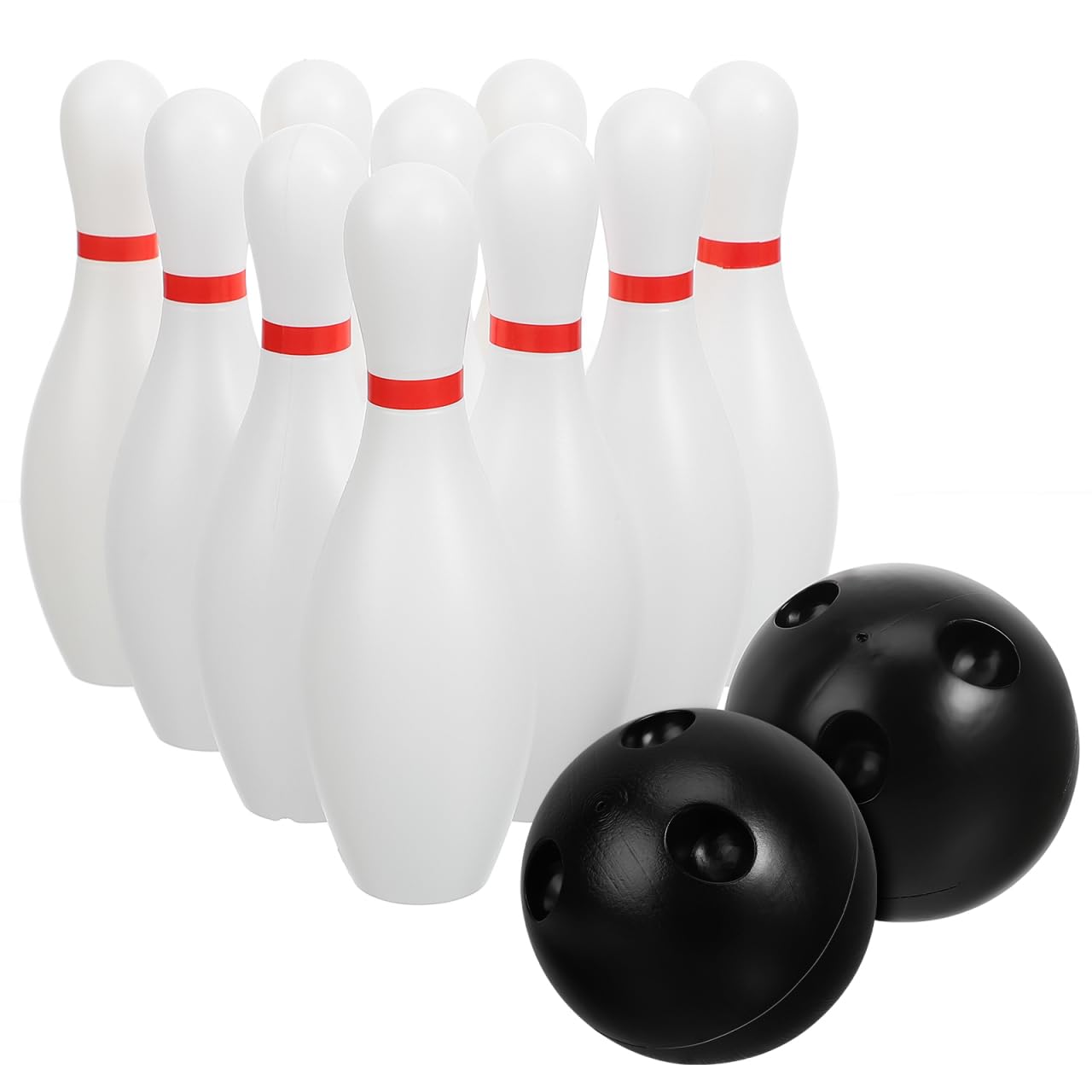 Happyyami Bowling Pins and Ball Set Set Mini Bowling Game Design Sports Toys for Boys and Girls Adults
