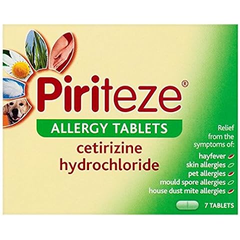 12 X Piriteze Allergy Tablets 7's 7'S | 12 PACK BUNDLE Cover