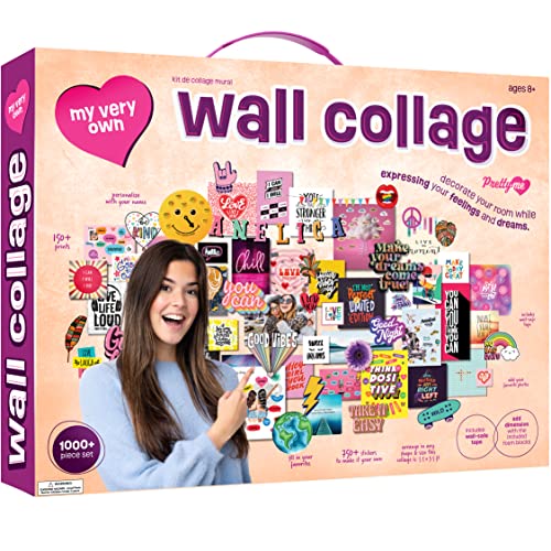 DIY Wall Collage Kit for Teen & Tween Girls - Perfect Craft Gift Ideas for 11, 12 ,13, 14, 15 Year Old Girl - Trendy Birthday Gifts and Stuff for Teenage Bedroom - Fun Teens Crafts Kits Age 8+