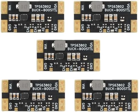 5Pcs XL63802 4.2V Lithium Battery USB Auto Buck-Boost Power Supply Module Low Ripple for Microcontroller TPS63802 image 2