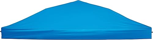 Miniatura 1 de Toldo de repuesto, cubierta superior de toldo desplegable de 10 x 10 pies para toldo de pierna recta (solo 1 paño superior) azul