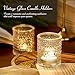 24 Pack Clear Glass Votive Candle Holders, Vintage Candle Holder for Floating Candle, Tealight Candle Holder for Table Centerpieces Home Bridal Shower Birthday Christmas Wedding Party Table Decoration