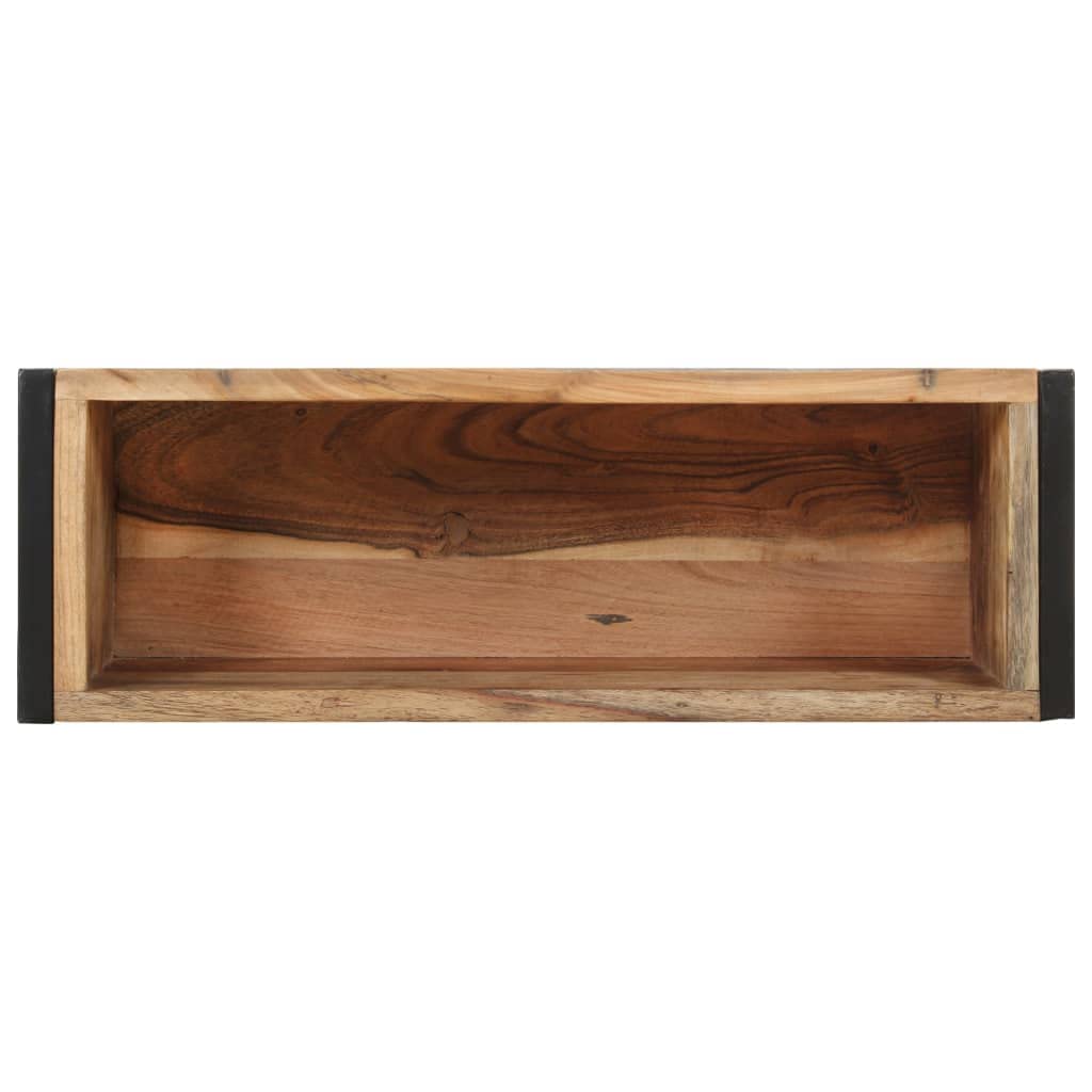 Duży pojemnik na rośliny, 60 x 20 x 68 cm, z drenażem, do ogrodu, na balkony, do użytku wewnątrz i na zewnątrz