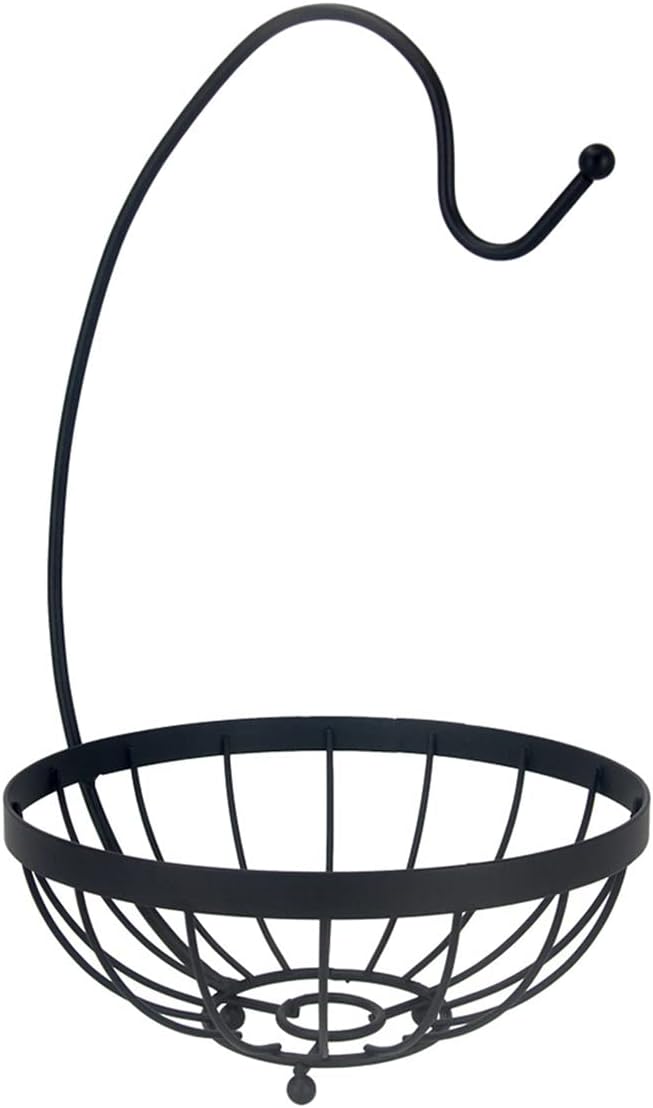 APOLLO Chrome Banana Tree Fruit Bowl - Keeps Bananas Fresh Longer, 24x42x24cm, Chrome Plated