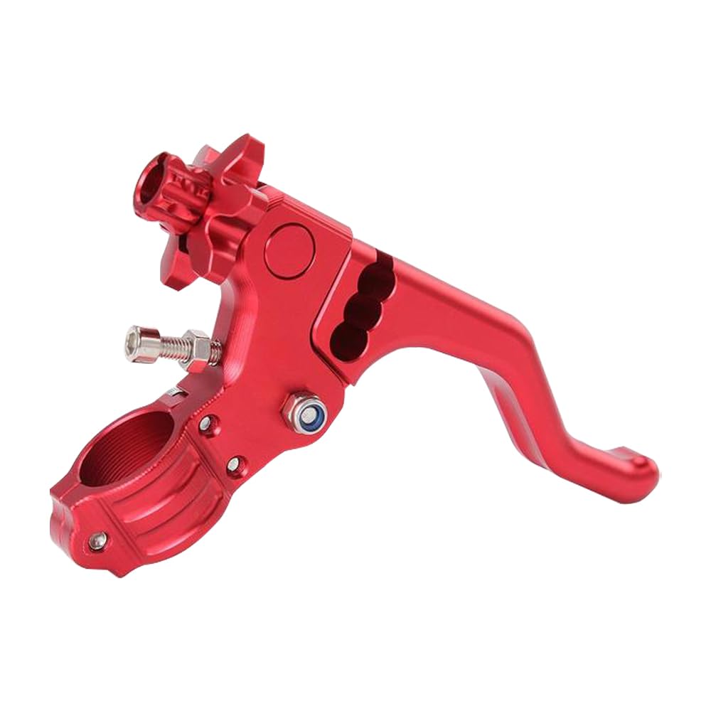 Eamrfvqt Red Brake Clutch Levers, Aluminum Stunt Clutch Lever