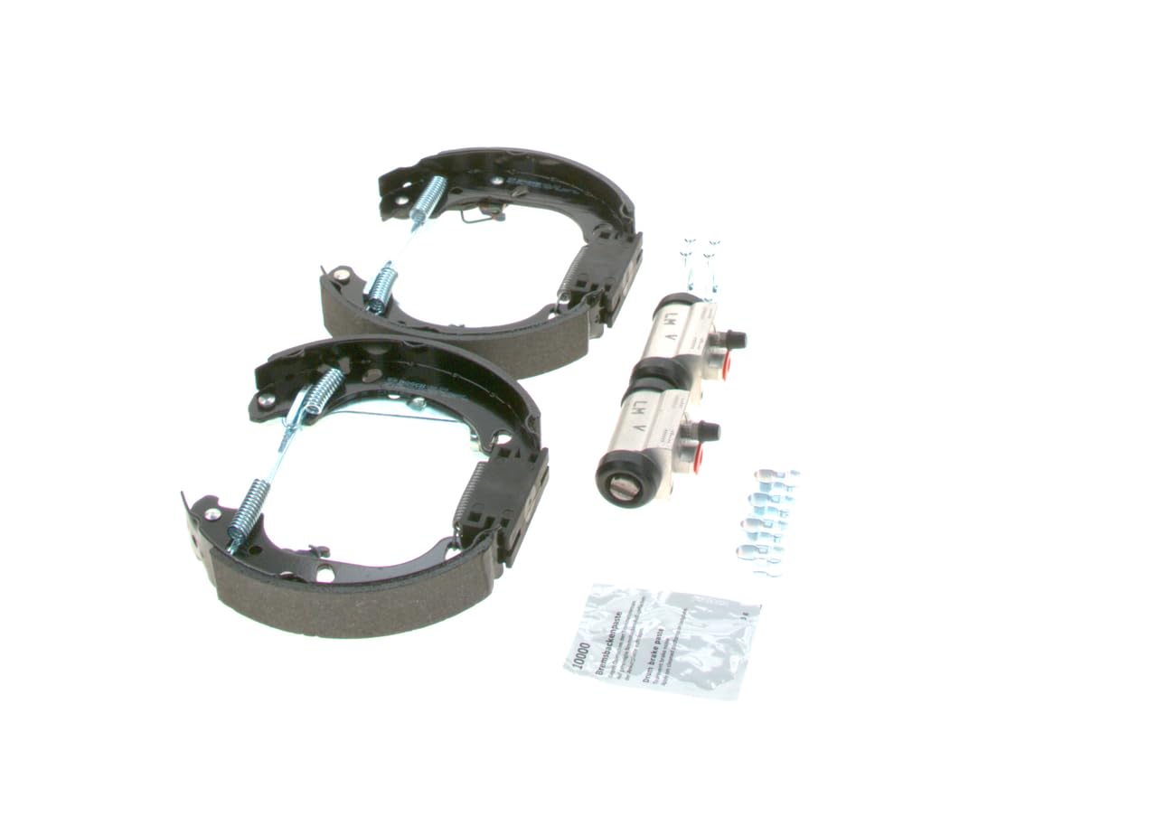 Bosch KS620 Kit Super Pro - Kit freno a tamburo posteriore - 1 set preassemblato, 2 cilindri freno a ruota, 4 ganasce freno