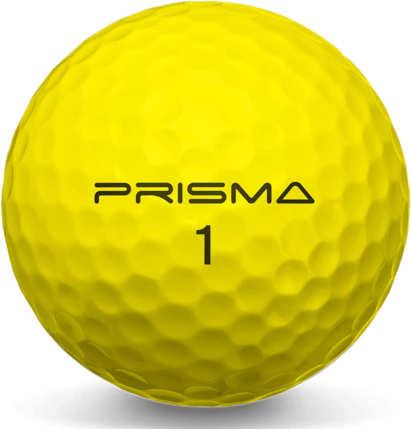 Masters Prisma Titanium Golf Balls (Box of 12) (Yellow)