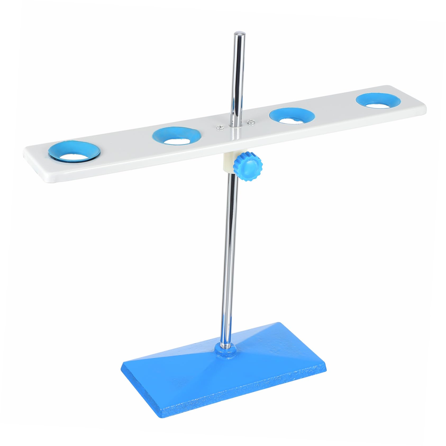 Supporto per Imbuto a 4 Fori in Ferro, Rack per Laboratorio Chimica | Accessori per Fissaggio degli Esperimenti, Laboratorio di Chimica, Atmosfera Estiva, Facile da Trasportare