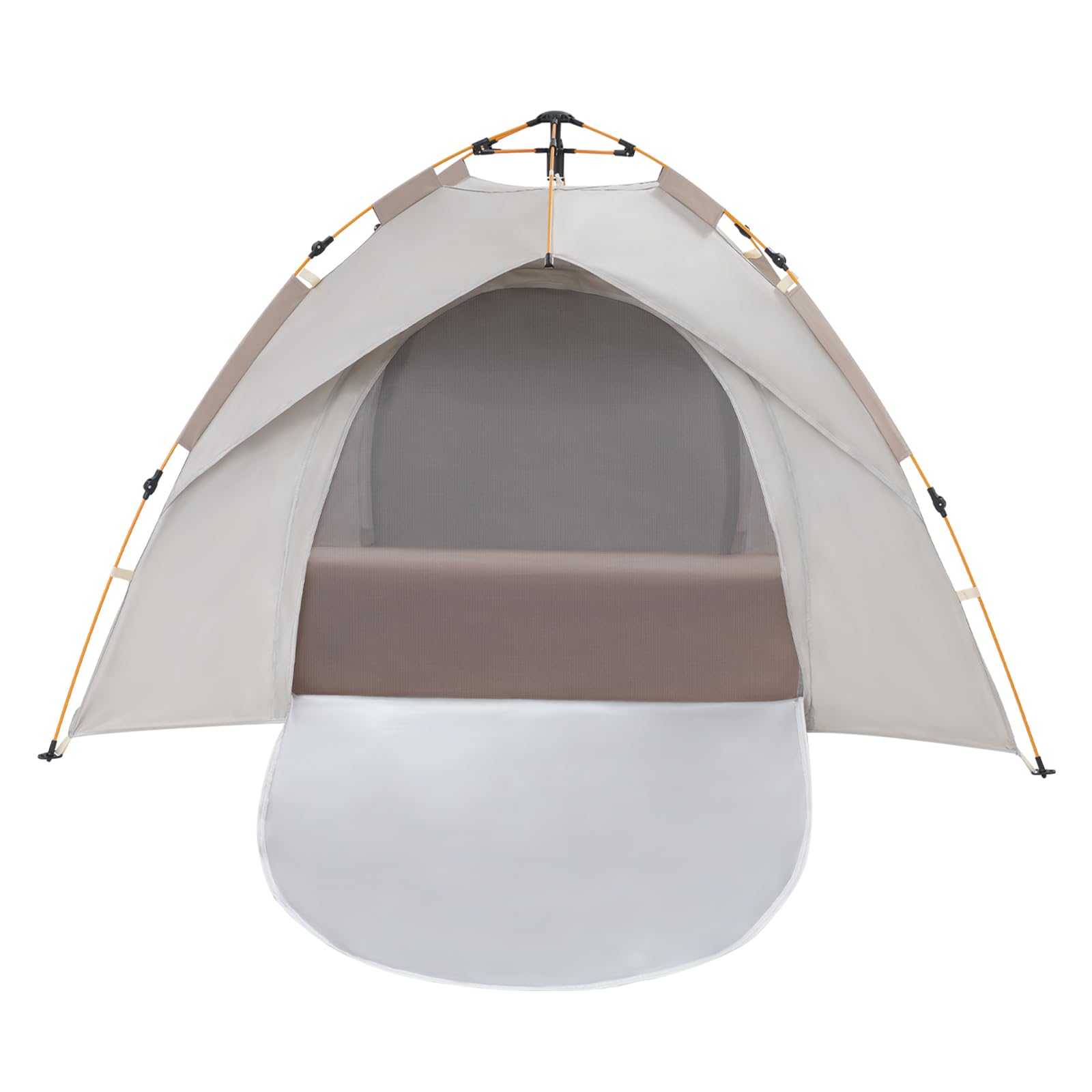 Tienda de campaña impermeable instantánea con 2 ventanas de malla, para 2-3 personas