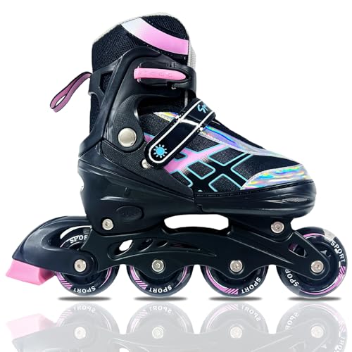 Inline-Skates für Kinder, Mädchen & Jungen im Alter von 4-6,...