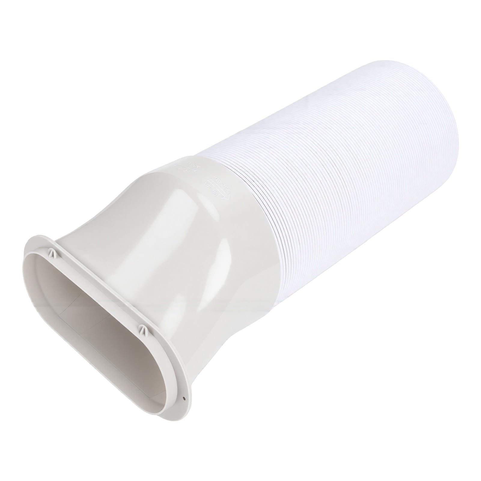 Garosa Kit di Ventilazione per Finestra Scorrevole per Condizionatore, | Piastra Sigillante Portatile Regolabile, Tubo da 59”, Filettatura Antioraria