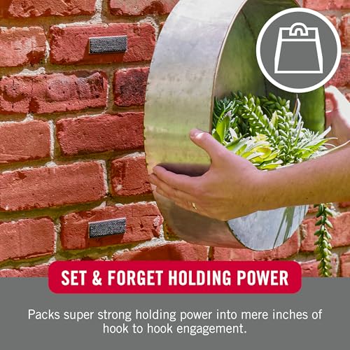 Image of VELCRO Brand Extreme Lock Mounting Strips with Adhesive. Water and UV Resistant, Holds 15 lbs. 4 sets 3 x 1 Inch, Black. Powerful Attachment for Signage, Electronic Devices Indoors or Outdoors